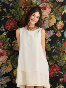 Arabesque Dress. Cream