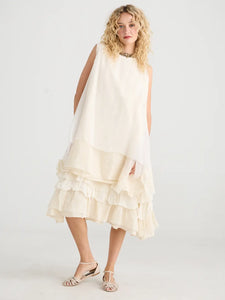 Arabesque Dress. Cream