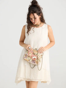 Arabesque Dress. Cream