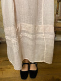 WOMEN'S - Isadore Long linen gauze cami dress. Powder Pink