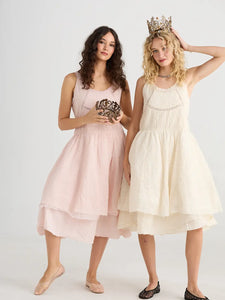 WOMEN'S - Cinderella Dress. Powder Pink