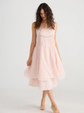 WOMEN'S - Cinderella Dress. Powder Pink