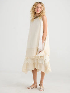 Arabesque Dress. Cream