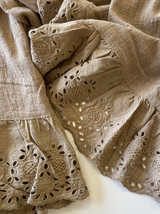 WREN Cotton and Lace Scarf