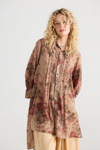 Annabelle Shirt Dress - Antique Rose