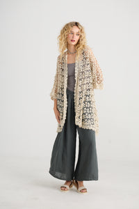 Cordelia Lace Jacket STONE CREAM