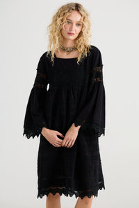 Sweetpea lace Dress - Black