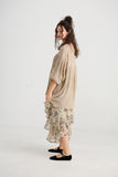 Sahara Linen top. Desert Sand