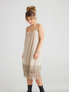 Marisol Lace Edged Slip Dress