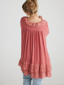 Florizel Top - ANTIQUE ROSE