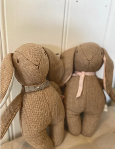 Tweed Soft Toy. Albert and Victoria. Soft Bunny toy