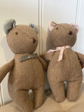 Tweed Bear Toys. Rupert and Penelope.