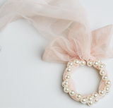 Pearl and Tulle Children's Bracelet