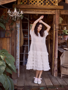 Clementine Dress, Alabaster White