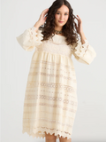 Sweetpea lace Dress - Vanilla.