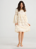 Sweetpea lace Dress - Vanilla.