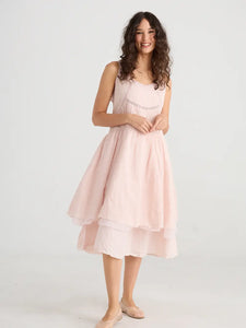 WOMEN'S - Cinderella Dress. Powder Pink