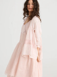 WOMEN'S - Cinderella Dress. Powder Pink