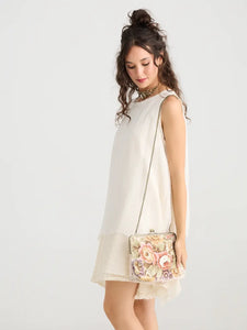 Arabesque Dress. Cream