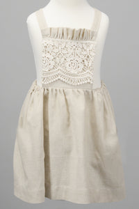 Apron Dress - Linen & Lace