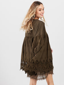 French Smock, Cotton & Lace