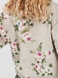 LINEN TEDDY SHIRT - FLORAL