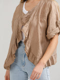 Pure Linen Fifi Jacket - Short Linen Jacket