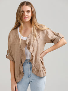 Pure Linen Fifi Jacket - Short Linen Jacket