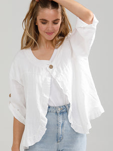 Pure Linen Fifi Jacket - Short Linen Jacket