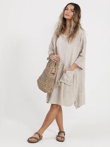 CLARISSA DRESS - Linen Dress