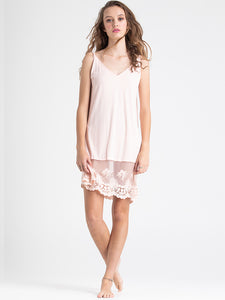 Cotton and Lace Slip