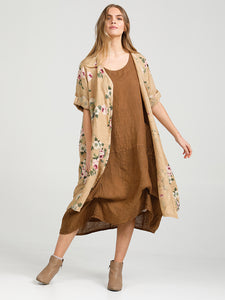 Solid Primavera Dress - Long Pure Linen Dress