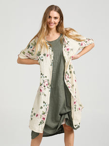 Solid Primavera Dress - Long Pure Linen Dress