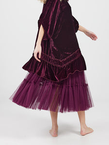 The Ariette Tutu, soft net tulle, romantic fun tutu skirt, Grape