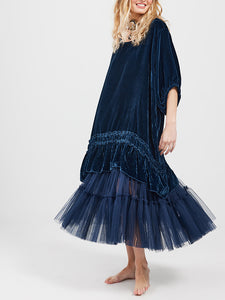 The Ariette Tutu, soft net tulle, romantic fun tutu skirt, Navy