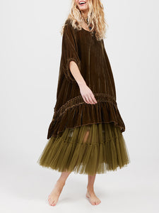 The Ariette Tutu, soft net tulle, romantic fun tutu skirt, Olive Green