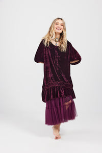 Velvet Florentine  Coat-dress.