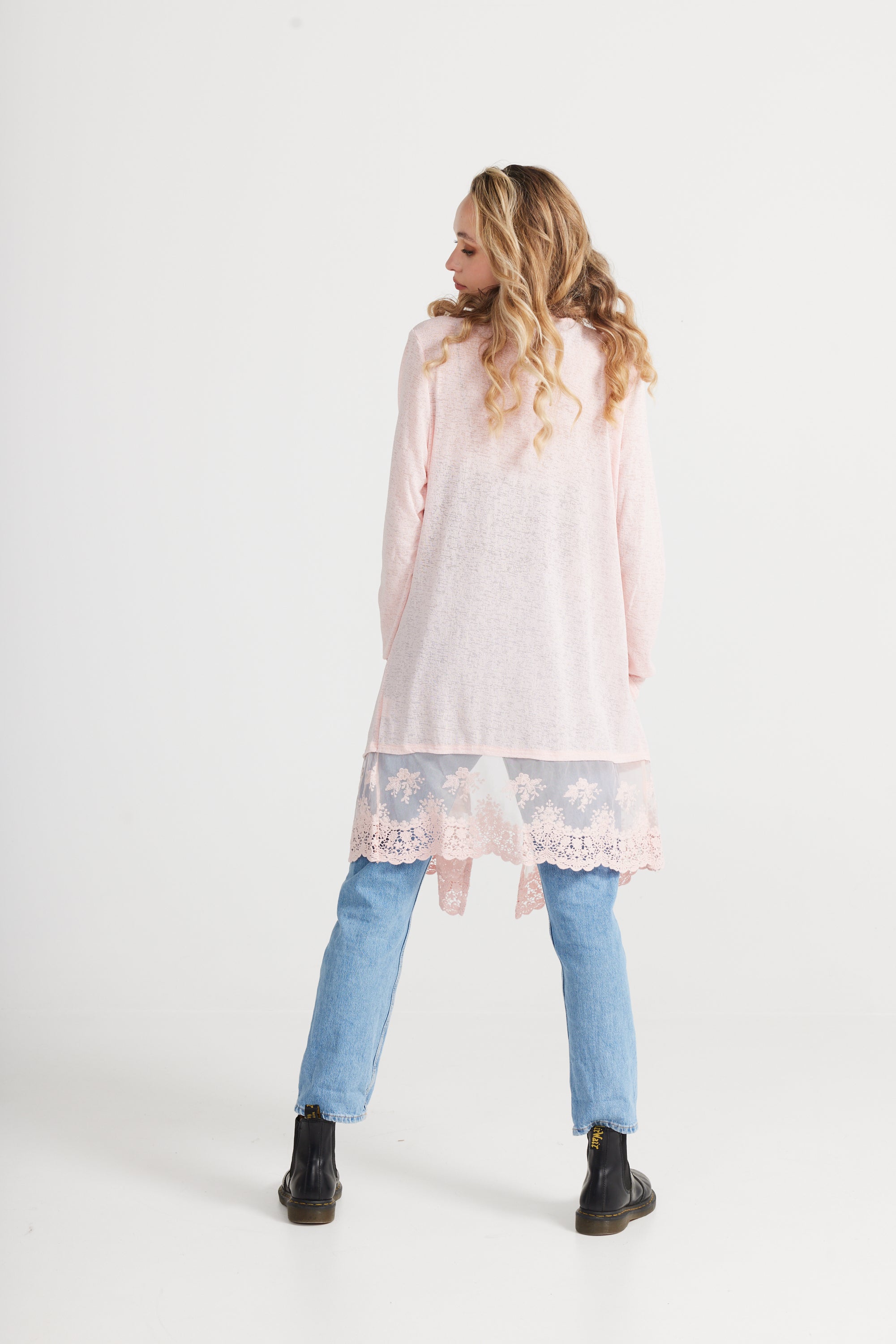 Blush 2024 lace cardigan