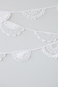 Lace Doily Bunting